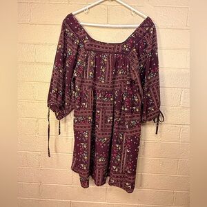 Chelsea & Violet Purple Floral Dress